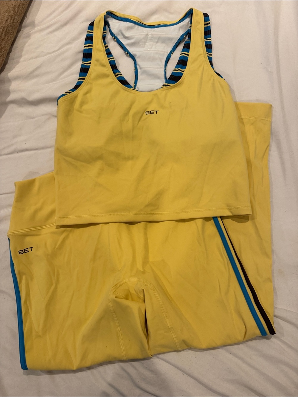 SET Active Paradiso Sportbody Leggings and Tank Size XXL